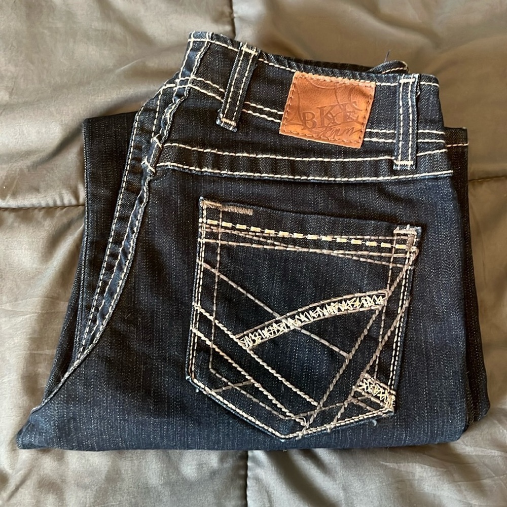 BKE Wendi Dark Wash Stretch Jean Size 27